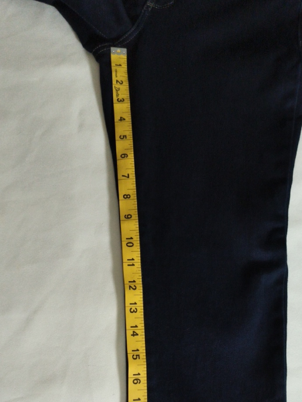 NYDJ 6 Petite Lift Tuck Indigo Blue Dark Wash Jeggings Made in USA Skinny Jeans - Picture 14 of 16